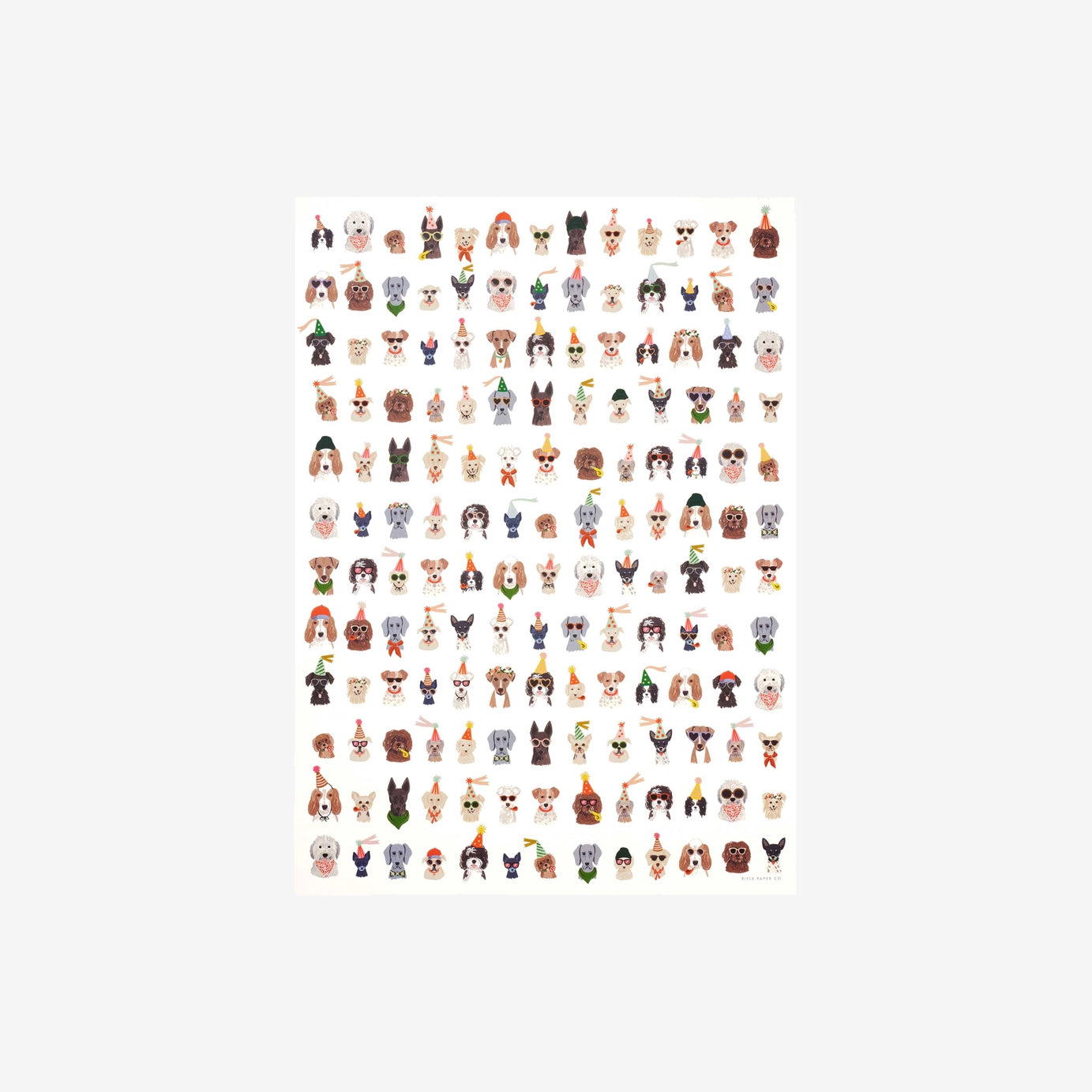 A vibrant collage of various cute animal illustrations, showcasing diverse breeds and styles in soft colours and playful expressions.