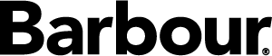 Barbour logo in black text on a white background