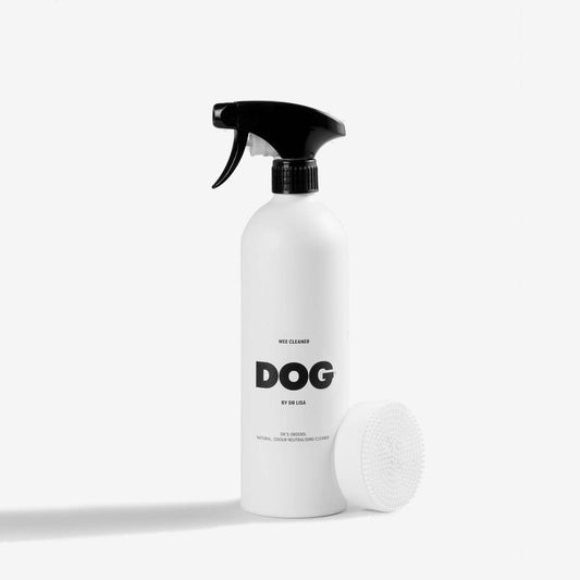 GAh....a wee in the house is more than just a wee. Its odours mark a spot. A scented signal for your doggy to return to the scene and let that pee flow again. That’s why it’s important to neutralise urine odours. Stops your house getting stinky. With natural, odour-neutralising enzyme cleaner by Dog by Dr Lisa.