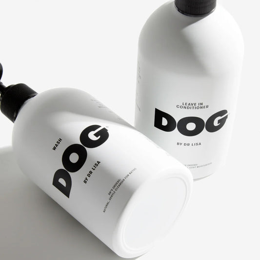 For the most part, a wipe and brush is enough to keep your dog clean. But occasionally, that puddle-jumping, butt-sniffing furball is going to need a bath If your dog is visibly dirty, use Dog by Dr Lisa Shampoo. Plant-based- 100% biodegradable- Vegan friendly- Recyclable aluminium bottle.