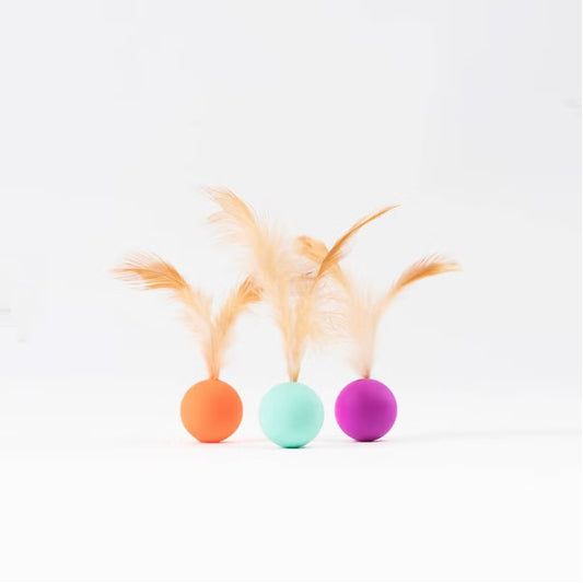 Bouncy Balls 3-Piece Set | Cat Toy