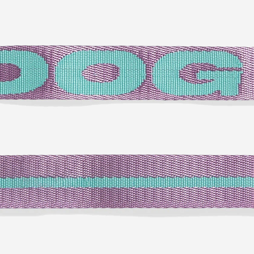 Zee Dog H Harness in purple turquoise and pink