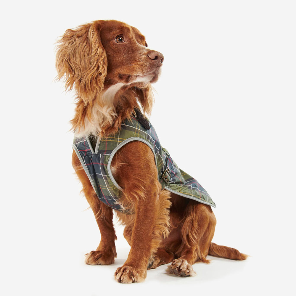 Barbour Waterproof Dog Coat | Tartan